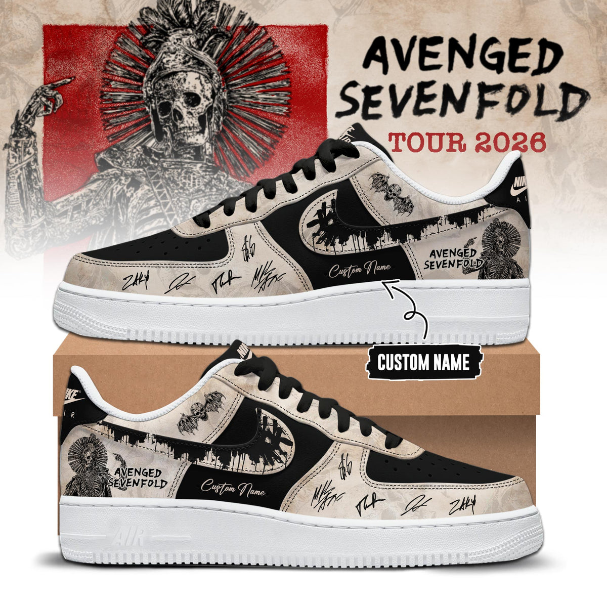 AS World Tour 2026 Limited Editions AF1 Sneakers