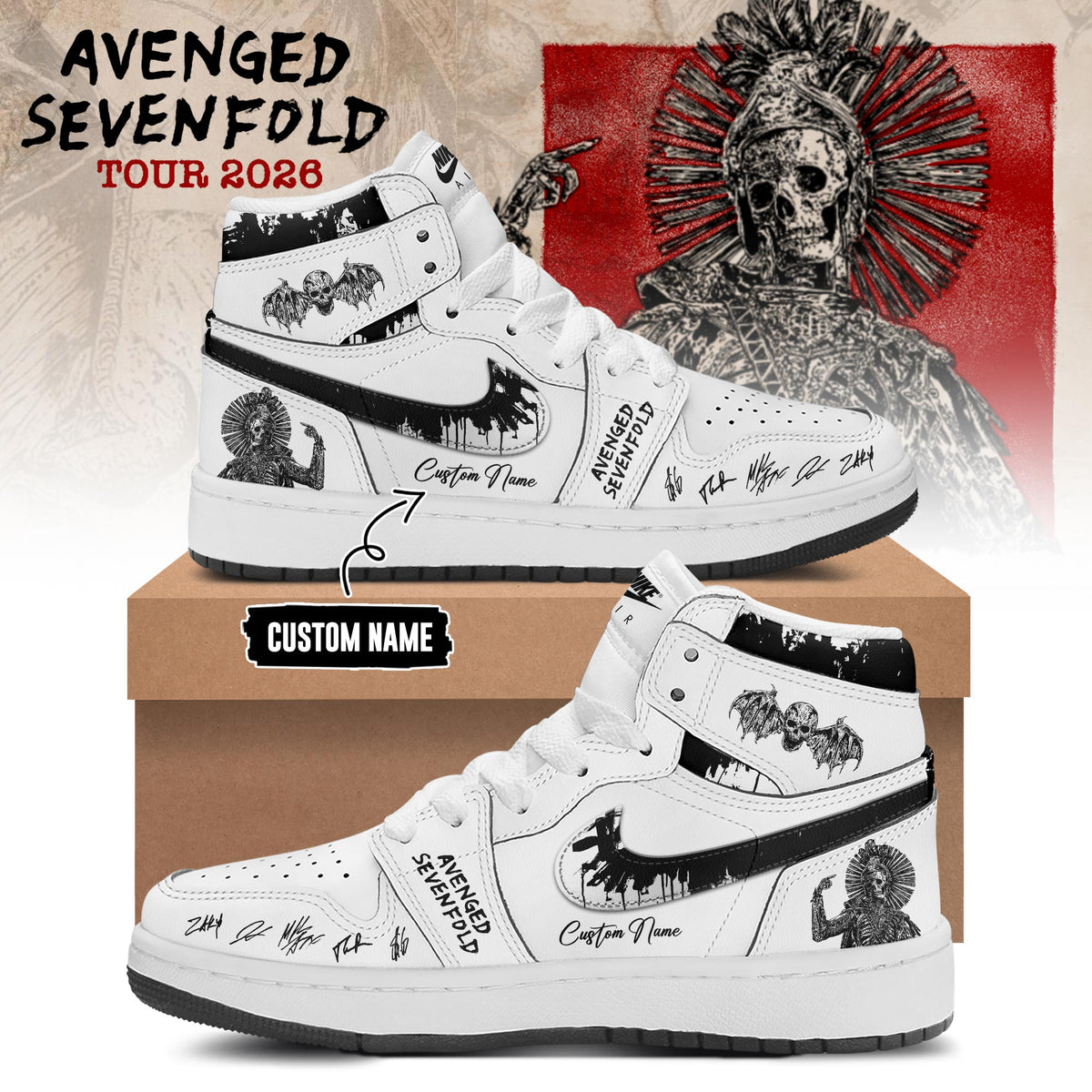 AS World Tour 2026 Limited Editions AJ1 Sneakers